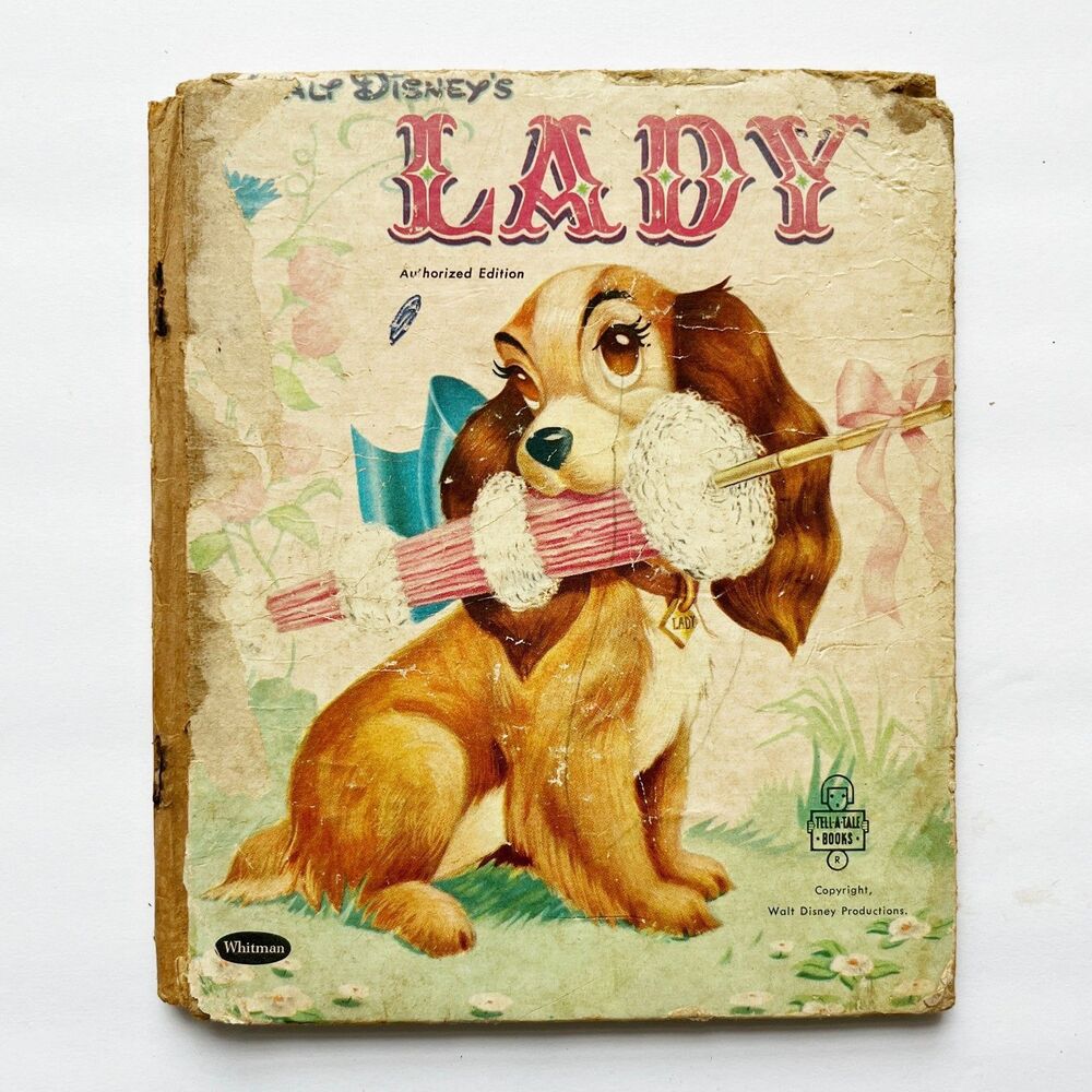 Walt Disney's Lady RARE Vintage 1954 Ward Greene Allan Hubbard Gene Wolfe